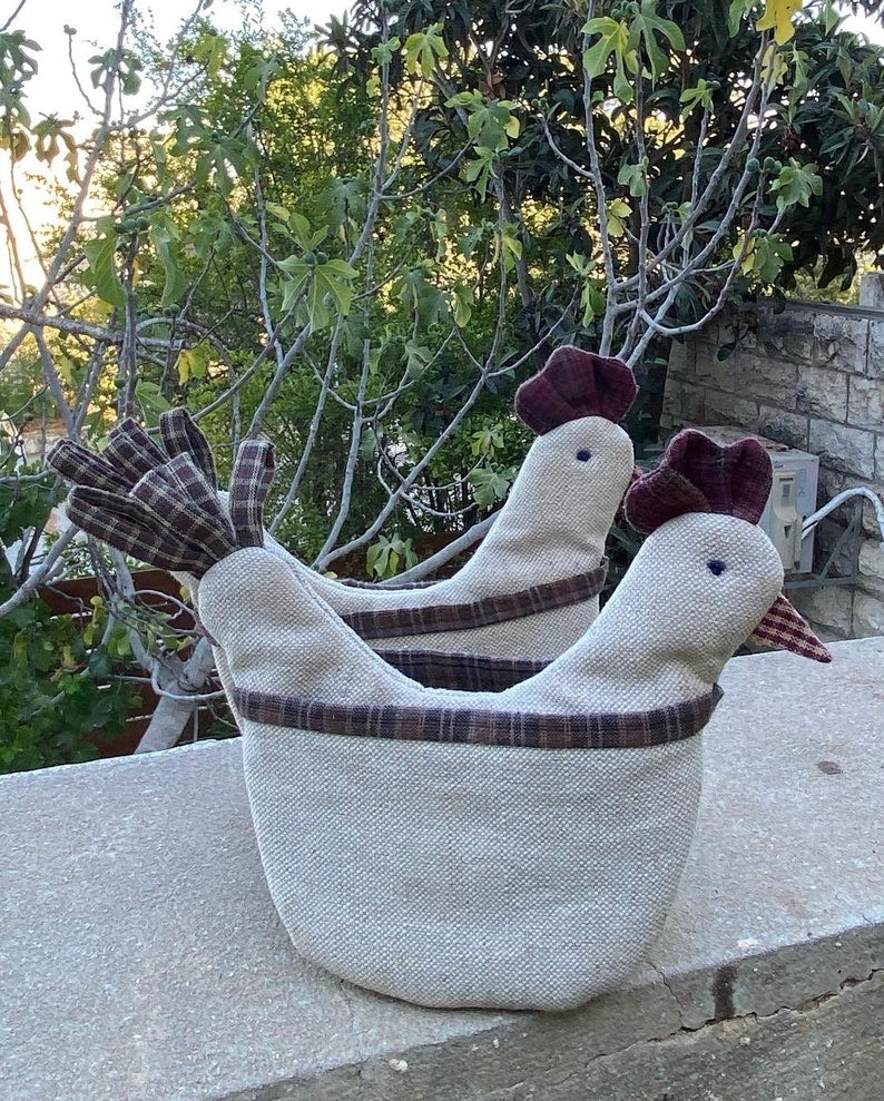 Chicken Pot Holder Pattern PDF | Quilted Oven Mitt