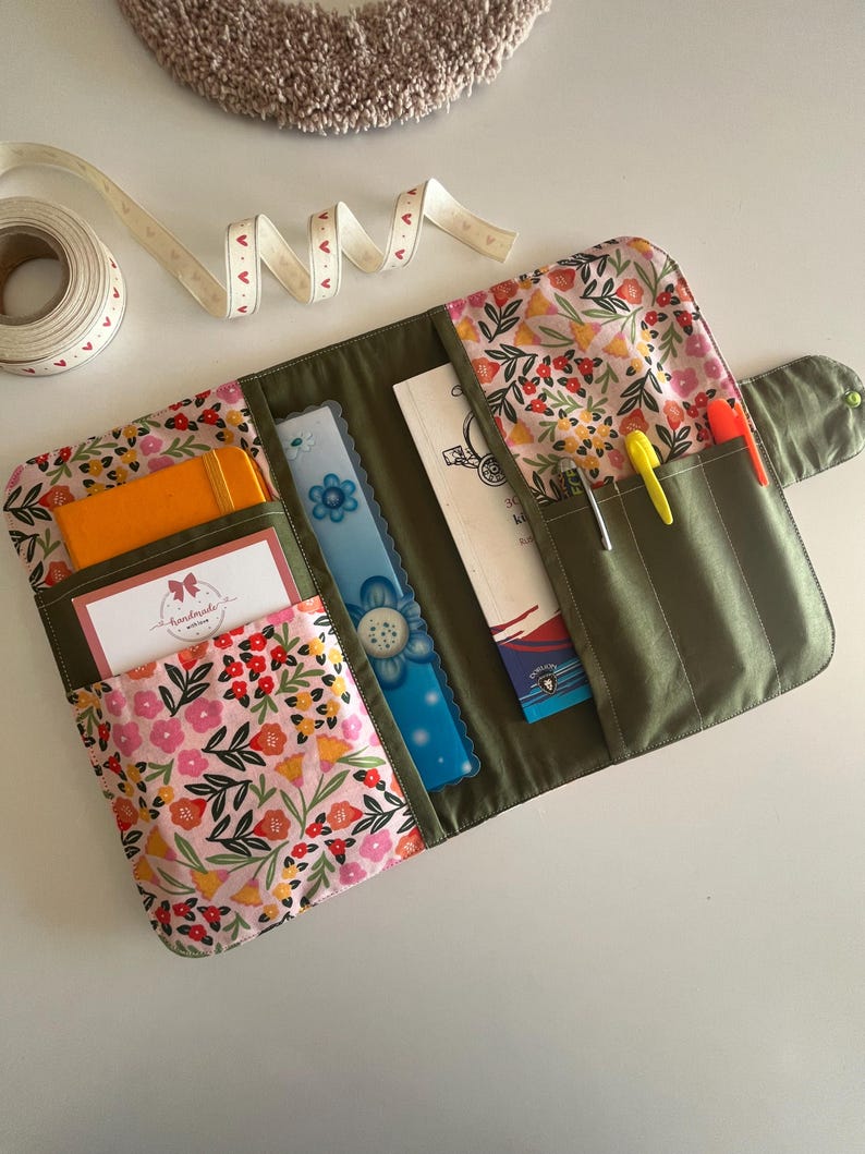 Utility Pouch Book Sleeve PDF Pattern
