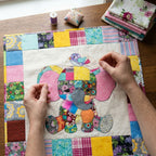 Patchwork Elephant Quilt Pattern PDF Jungle Baby Blanket
