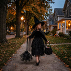 Halloween Witch Costume Sewing Pattern PDF | DIY Kids Witch Costume