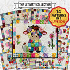 The Ultimate Nursery Applique Quilt Pattern Mega Bundle - 14-in-1 PDF Collection
