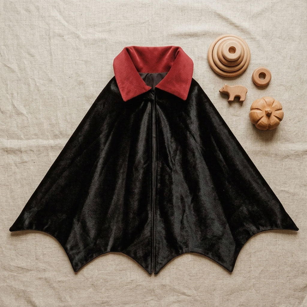 Vampire Cape Sewing Pattern PDF | DIY Halloween Costume for Kids