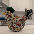 Chicken Pot Holder Pattern PDF | Quilted Oven Mitt