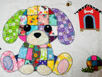 Patchwork Puppy Quilt Pattern PDF Download | Applique Baby Blanket & Dog Lover Quilt