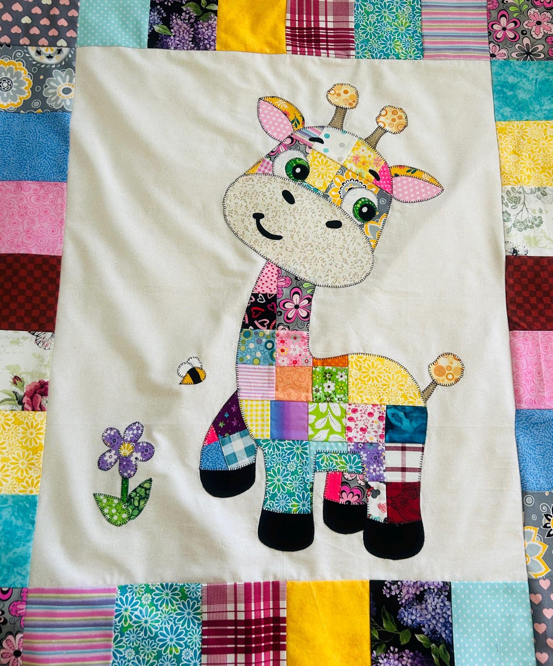 Jungle & Safari Animals Applique Quilt Pattern Bundle - 4-in-1 PDF Set