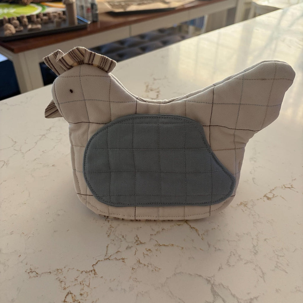Chicken Pot Holder Sewing Pattern Farmhouse Kitchen DIY (PDF Download)