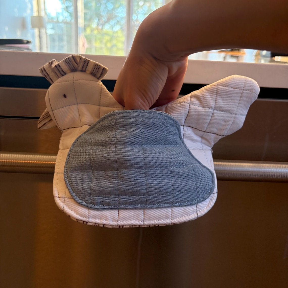Chicken Pot Holder Sewing Pattern Farmhouse Kitchen DIY (PDF Download)
