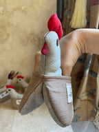 Chicken Pot Holder Pattern PDF | Quilted Oven Mitt