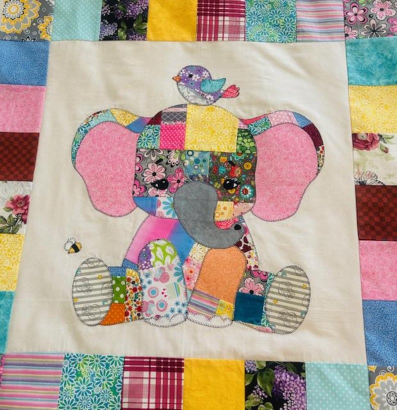 Jungle & Safari Animals Applique Quilt Pattern Bundle - 4-in-1 PDF Set